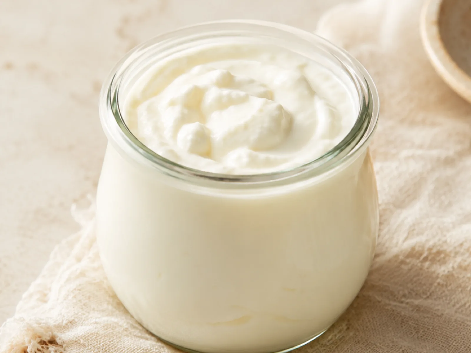 Home-made natural yogurt photo 2