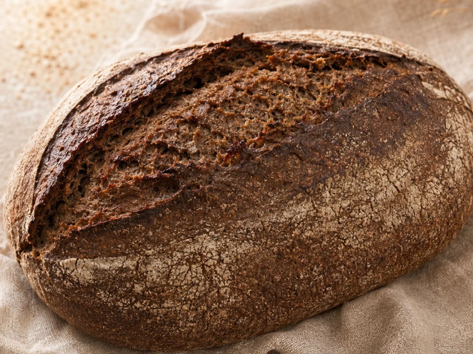 Dark rye sourdough photo 2