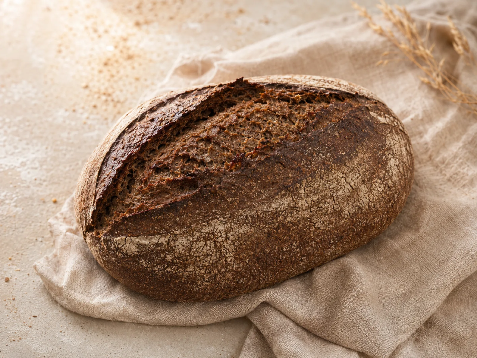 Dark rye sourdough
